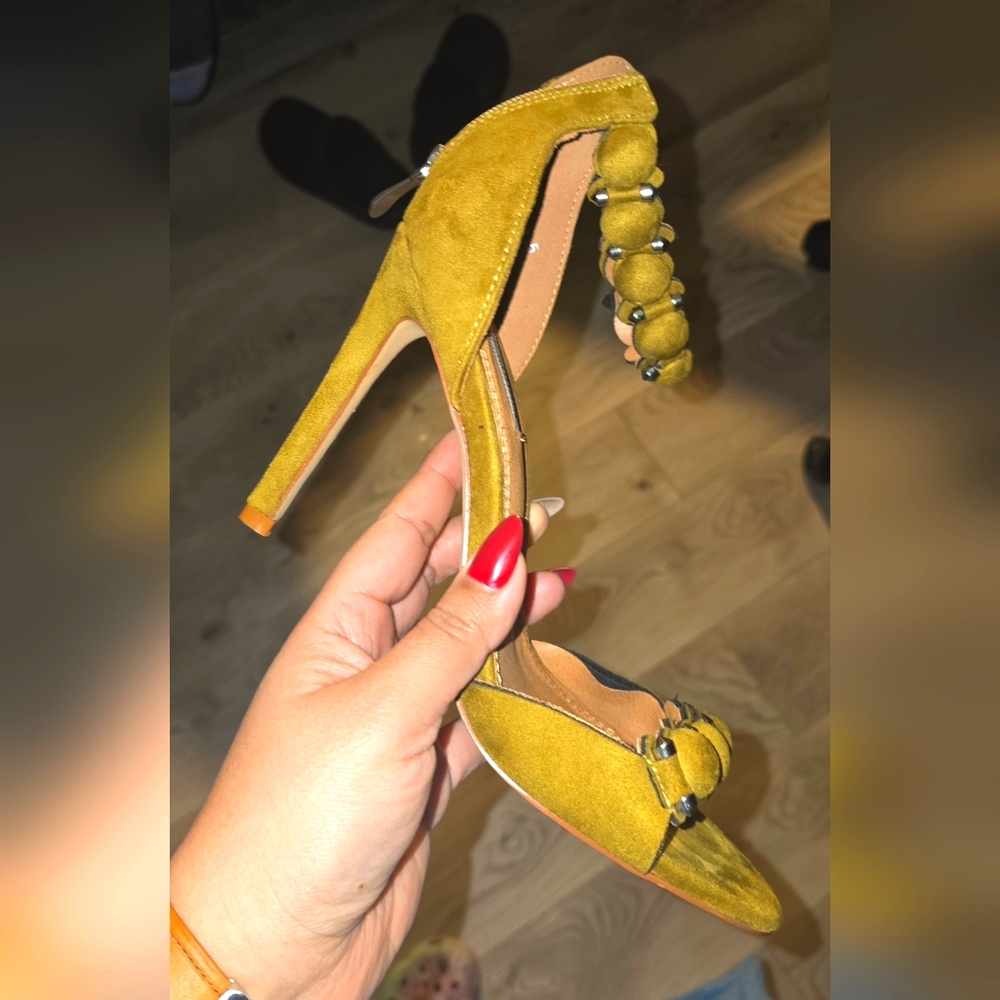 Elegant Mustard Heels